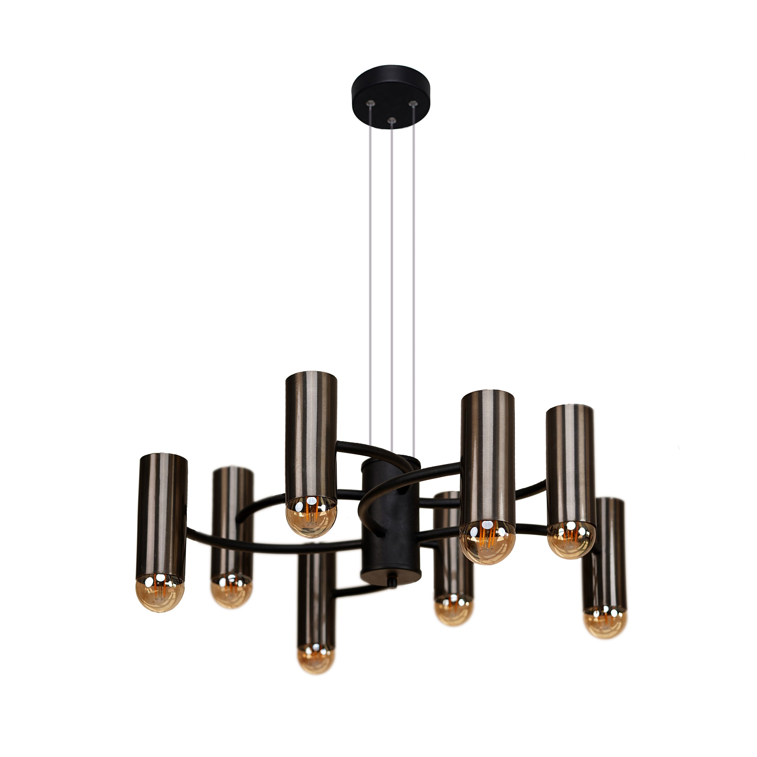 معرفی لوستر اتاق خواب جدید 2024 2 لوستر مناسب اتاق خواب آویز آرام سری A826/8 - آرام ست